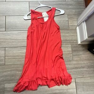 NWT tunic length top. Coral color.